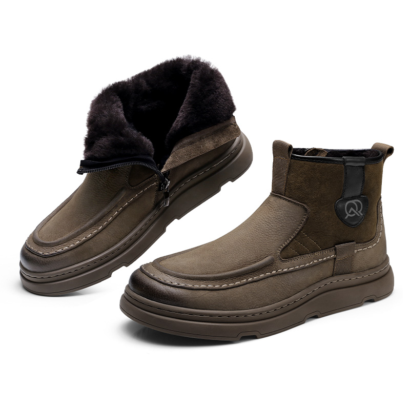 

Strongman Мужские зимние ботинки 3515 черные хаки, цвет Khaki