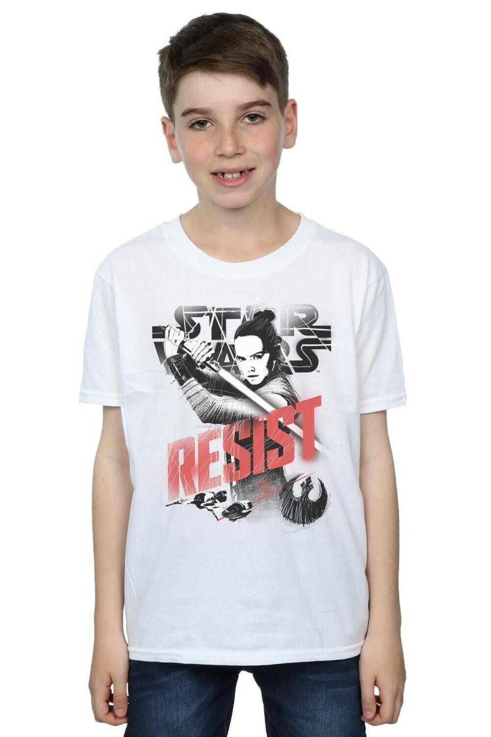 

Футболка «Последний джедай Рей Сопротивление» Star Wars, белый