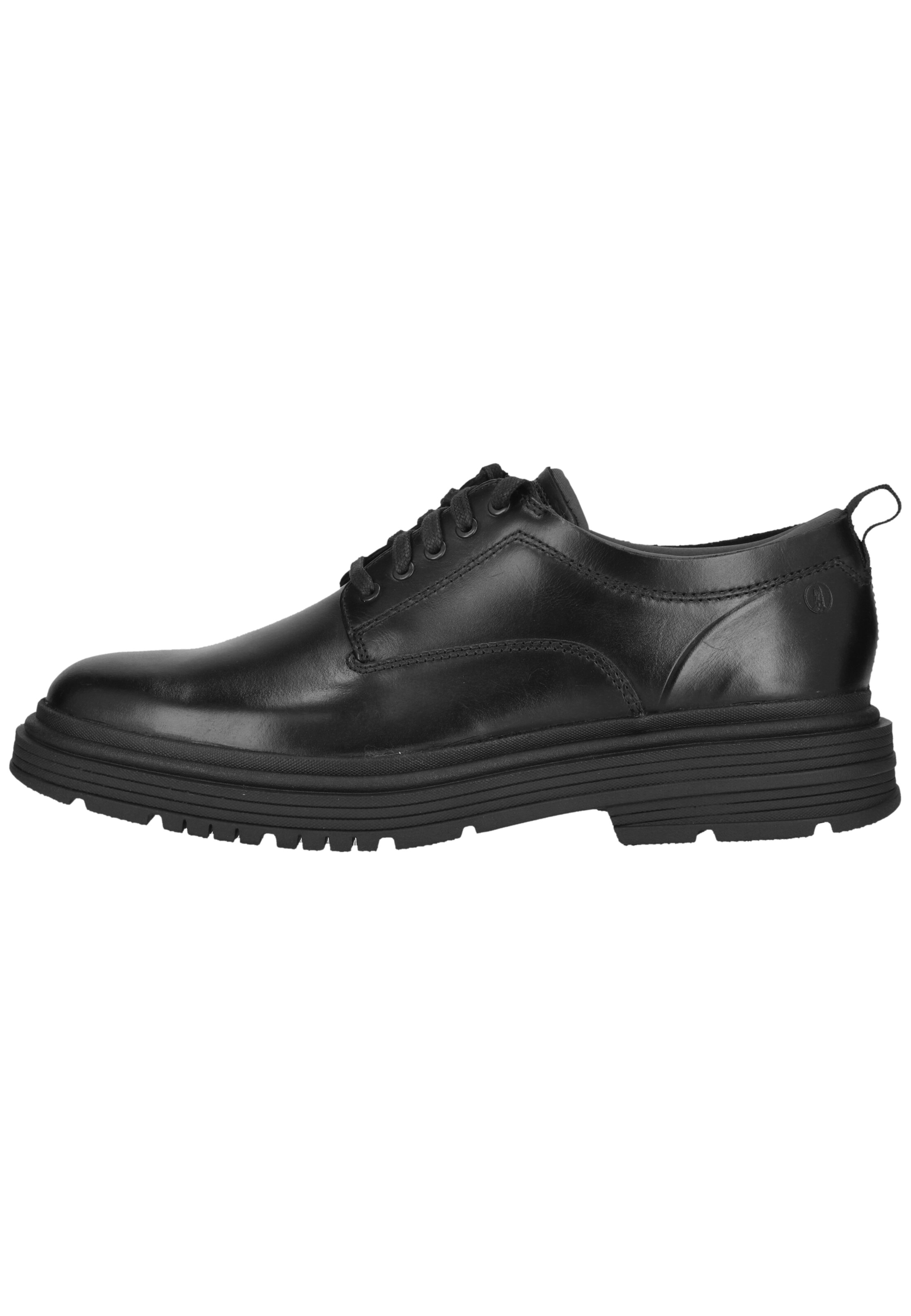 CLARKS Туфли 'Badbury Lace' на шнурках в черном цвете — фото 2