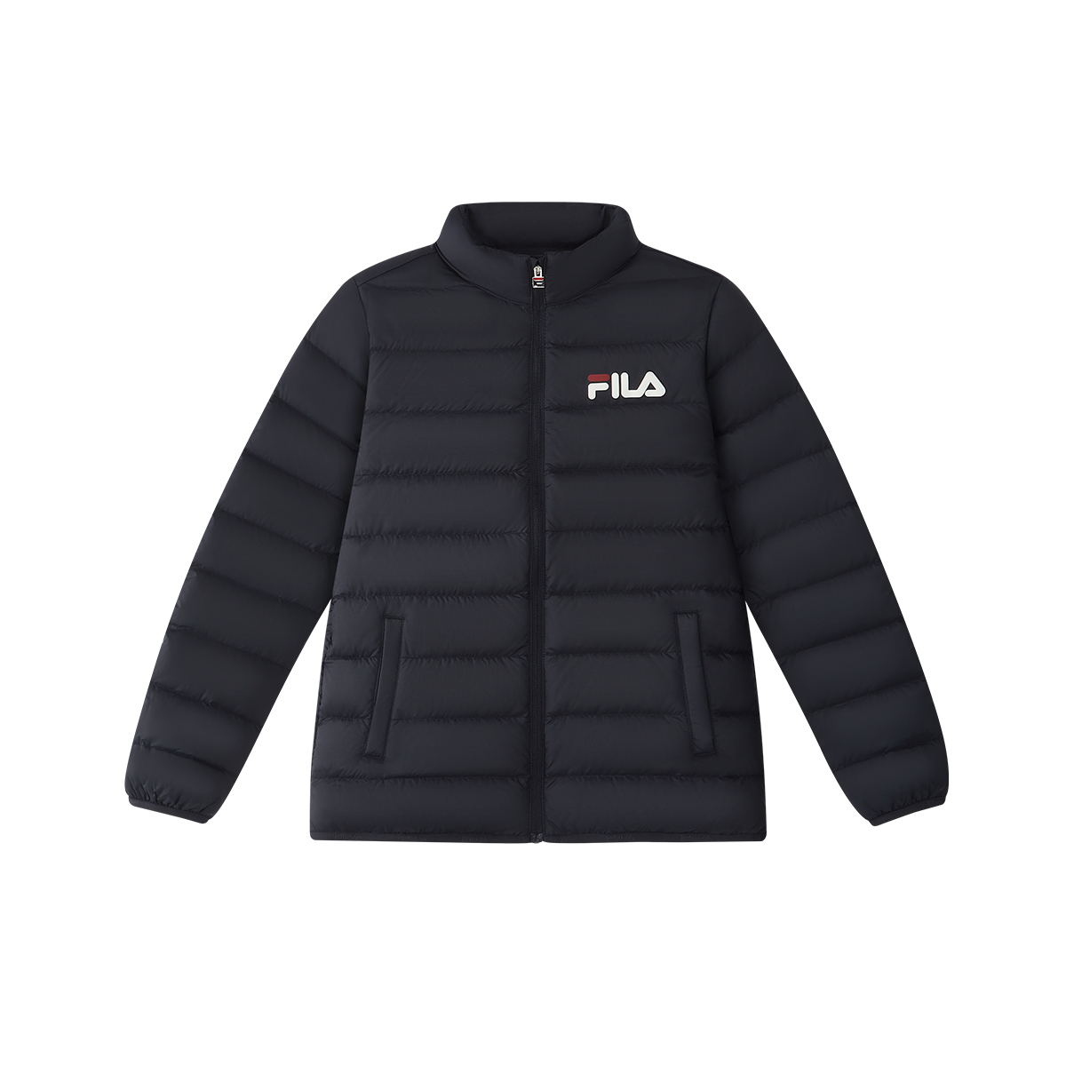 Пуховик с капюшоном, утепленный, ветрозащитный FILA KIDS, legend синий — фото 4