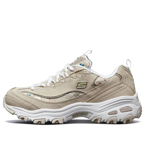 Кроссовки d lites low-top daddy shoes grey/brown Skechers, коричневый