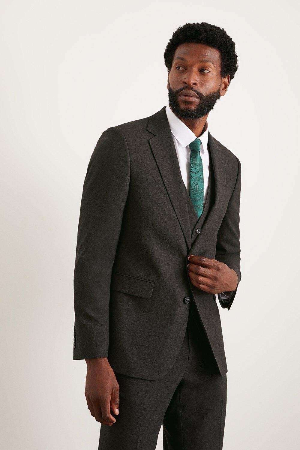 

Темно-серый пиджак Slim Fit Essential Burton, серый