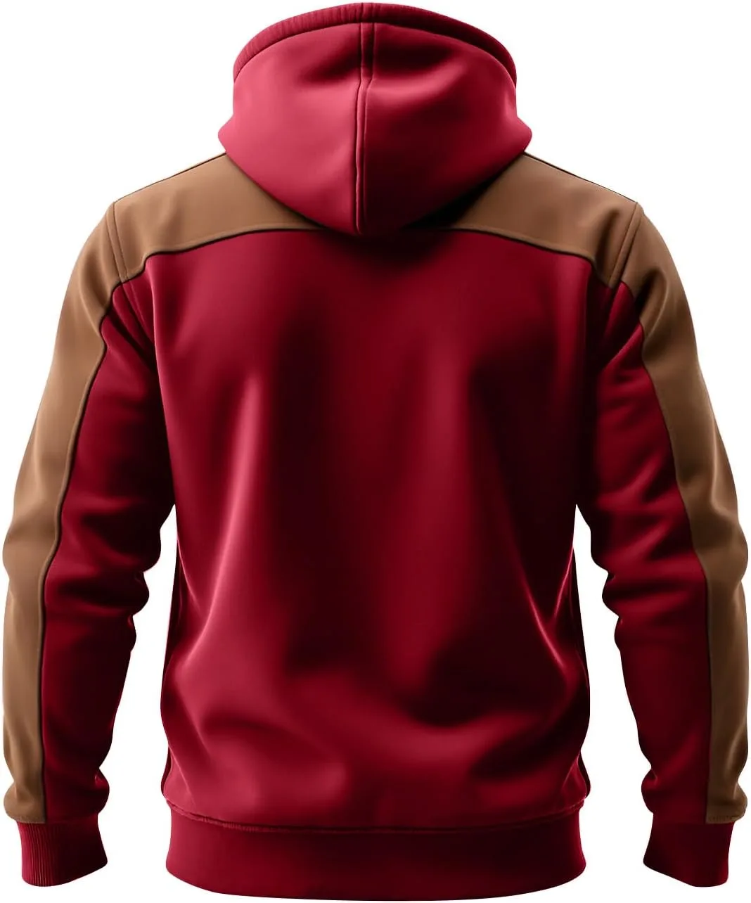 Мужской худи 1/4 молнии Color Block Raglan Sleeve, M-3XL — фото 2