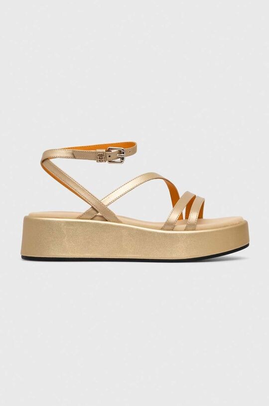 

Кожаные сандалии TH STRAP GOLD PLATFORM Tommy Hilfiger, золото