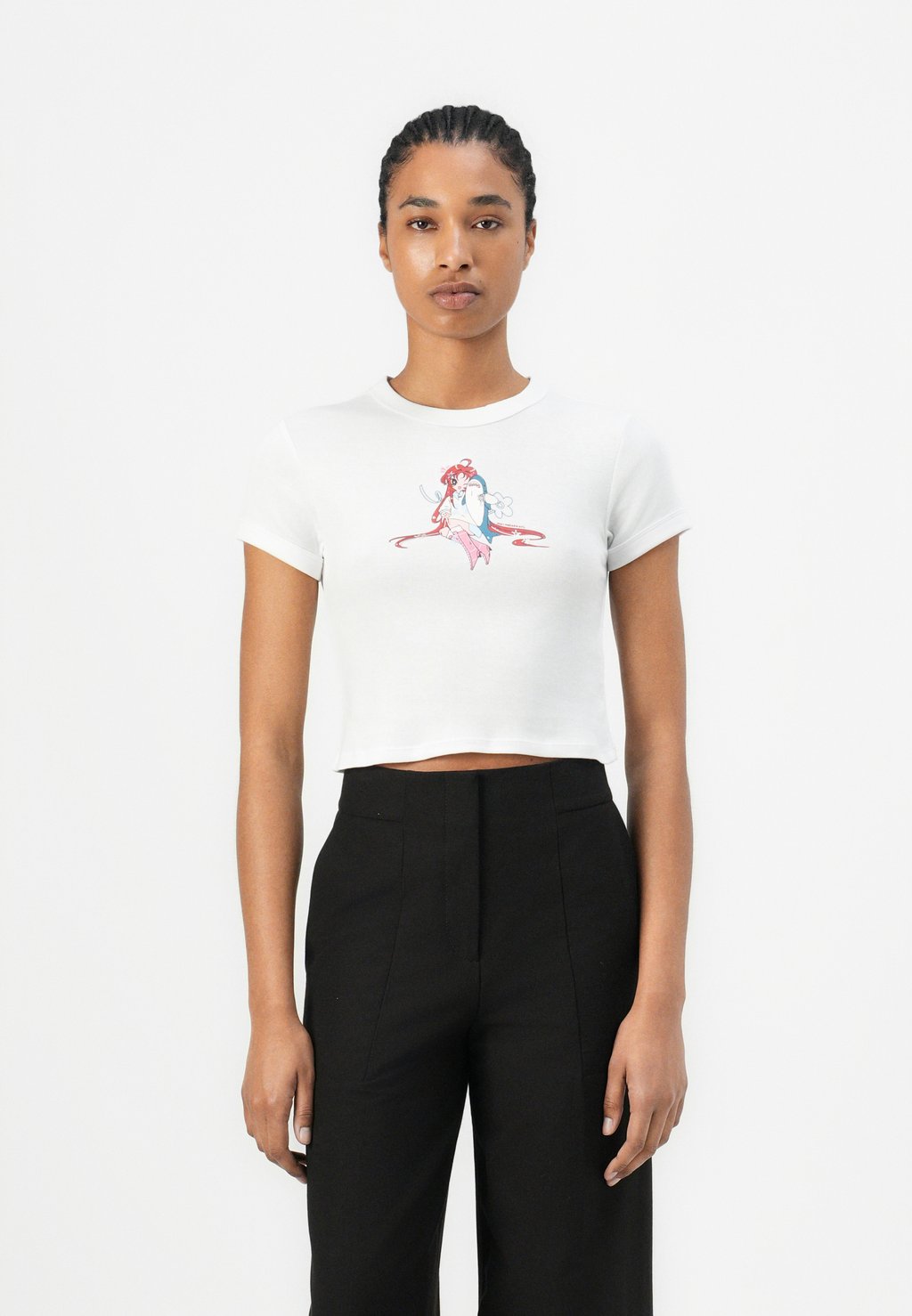 

Футболка с принтом DALIA HUGO, белый