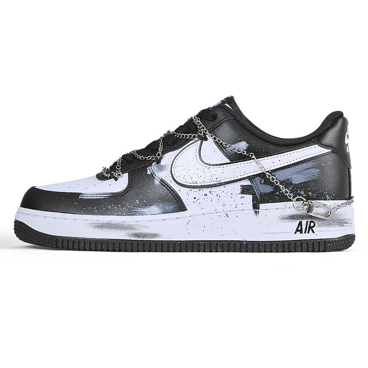 

Кроссовки Air Force 1 для скейтбординга, унисекс, низкие, черный/белый Nike