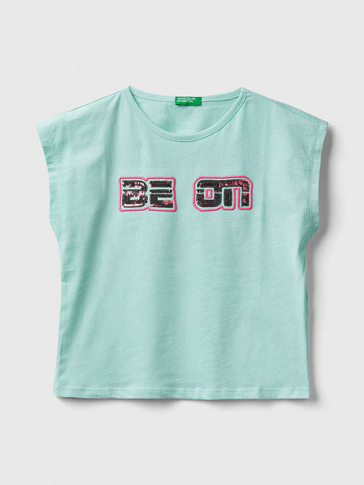 

Футболка Benetton, мятный