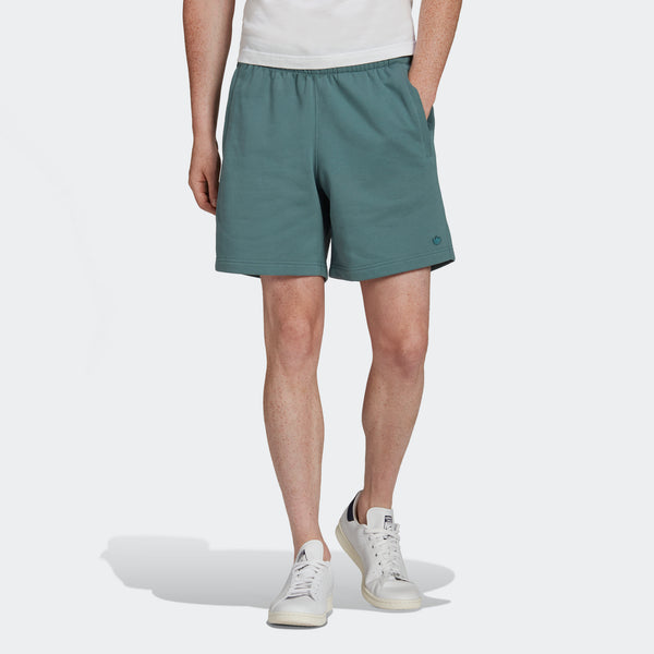 Шорты originals c short ft solid color lacing sports shorts green Adidas, зеленый — фото 2
