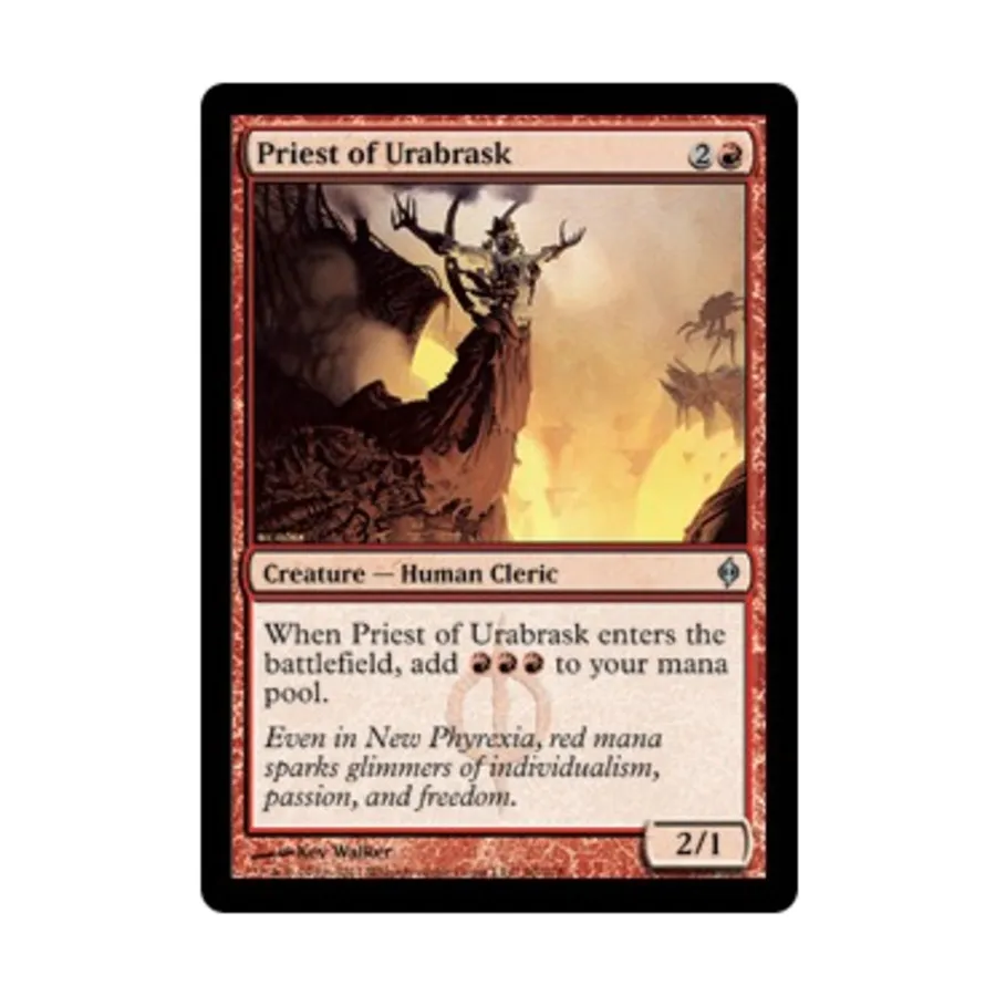 

CCG Жрец Урабраска (U), MTG - New Phyrexia