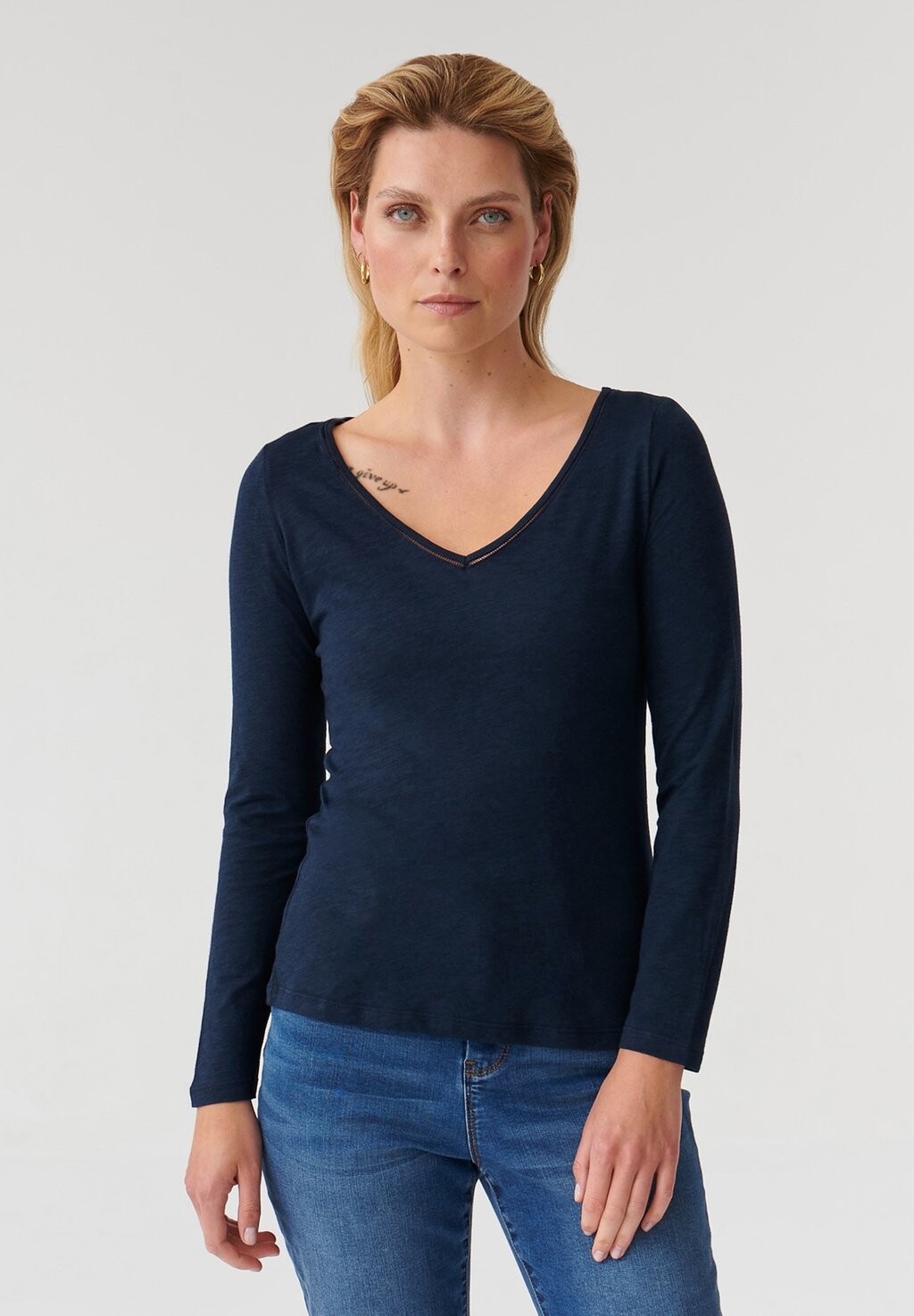 

Футболка с длинным рукавом Sorinela TATUUM, цвет navy blue