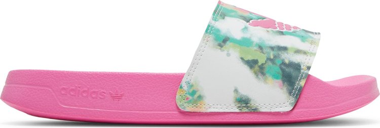 Сандалии Adidas Adilette Lite Slide J 'Watercolor', розовый - фото