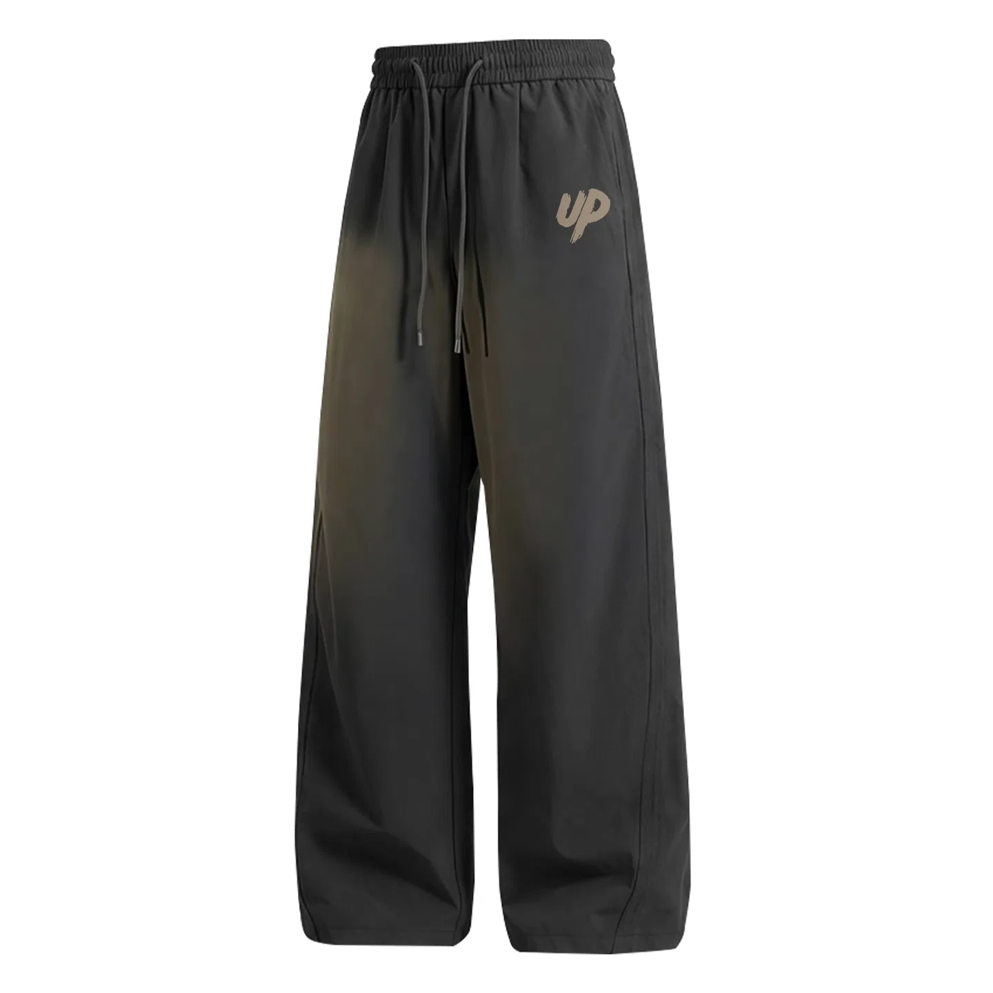 Детские брюки прямого кроя в ретро-спортивном стиле MINISO, Dark Gray