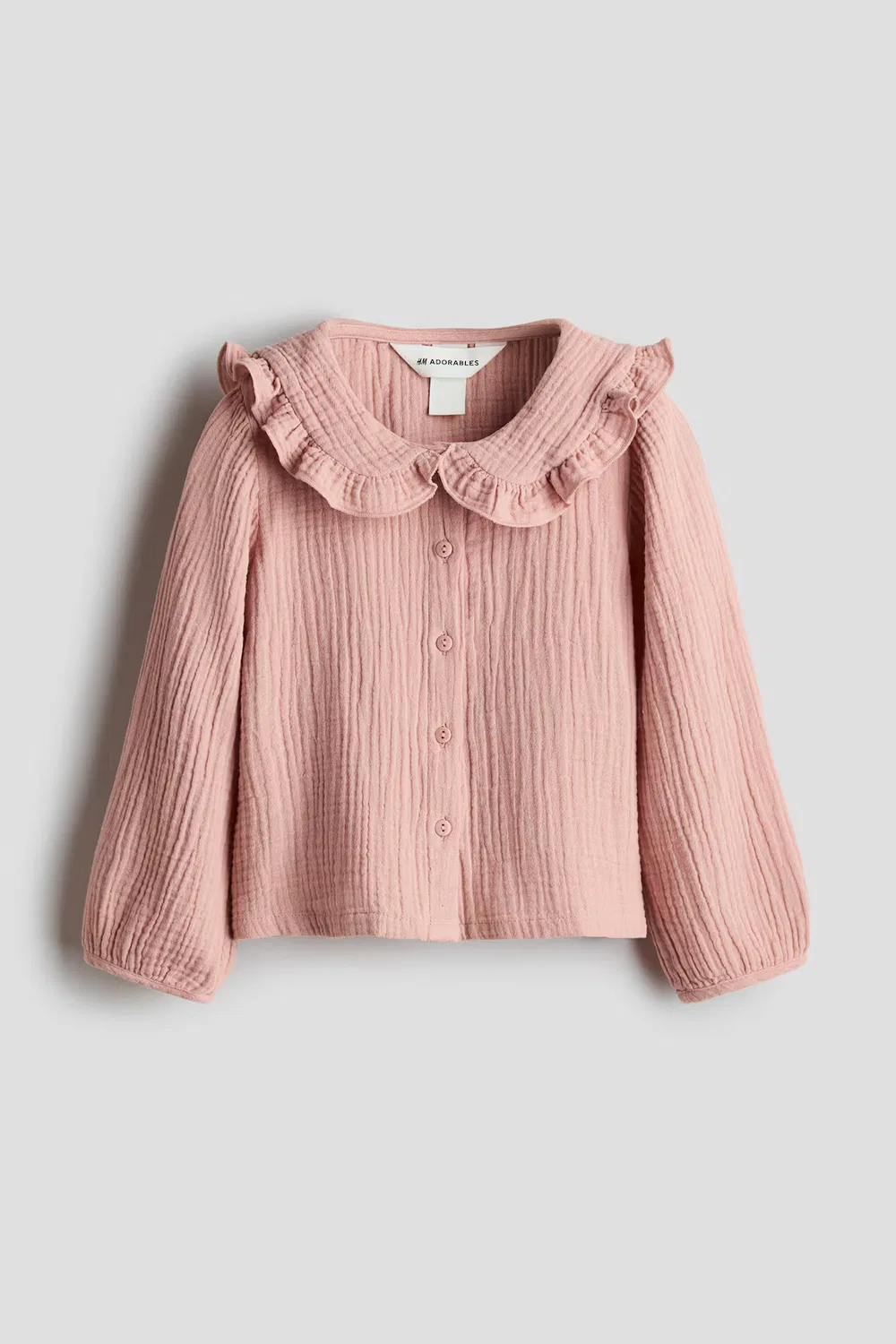 Блузка из хлопчатобумажной ткани H&M, Hellrosa