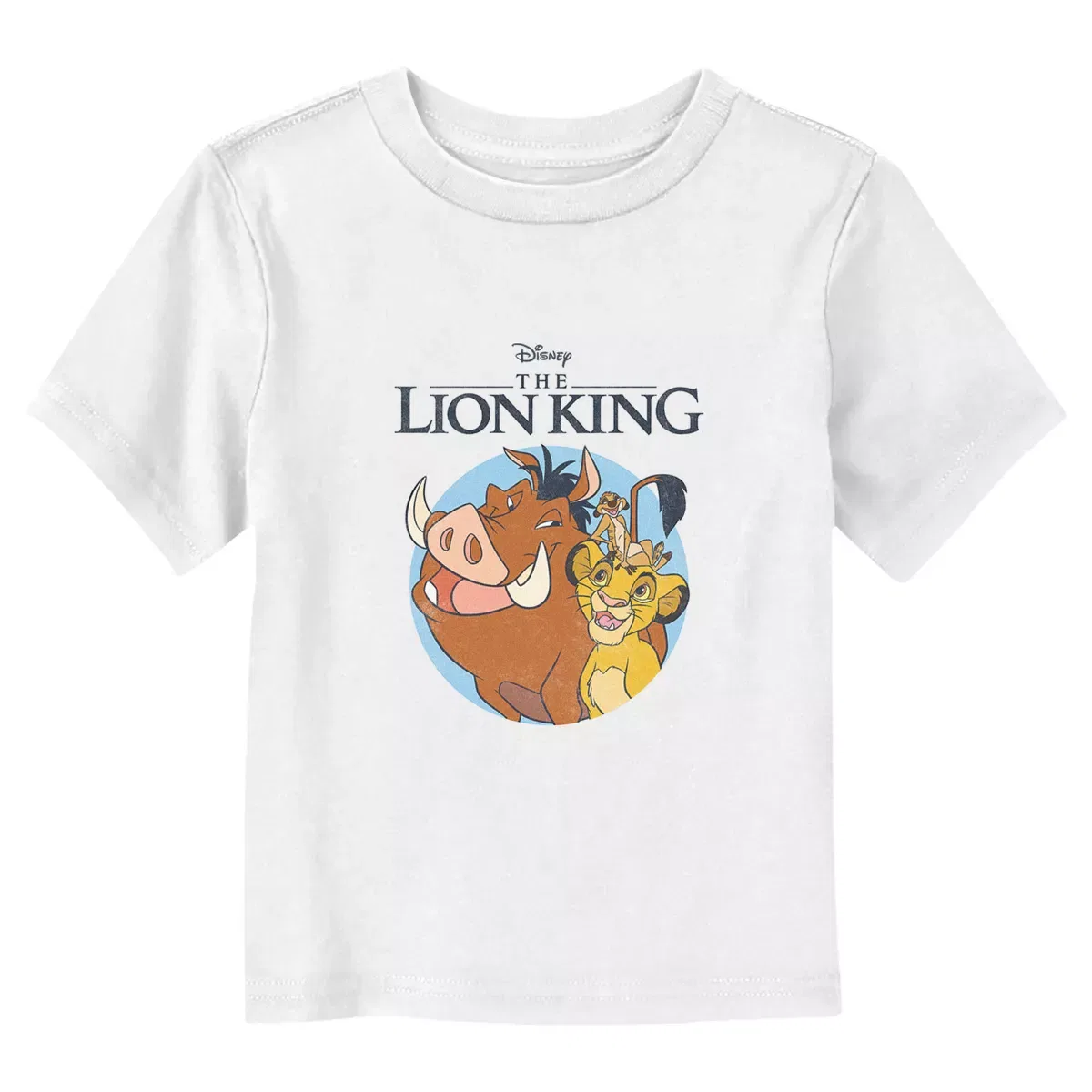 Детское футболка с принтом Classic Friends The Lion King, White