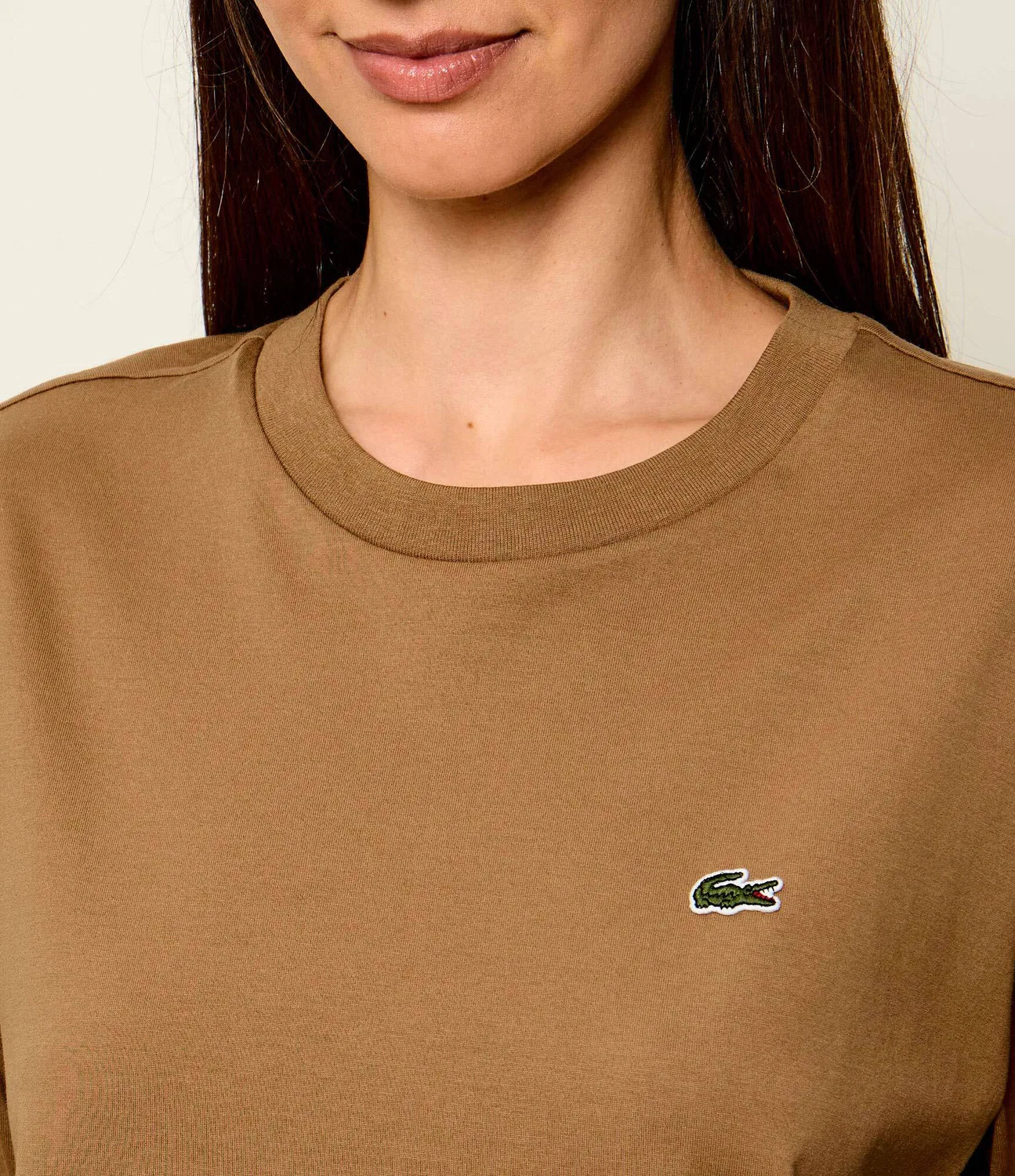 Футболка свободного кроя Lacoste, Marrone — фото 4