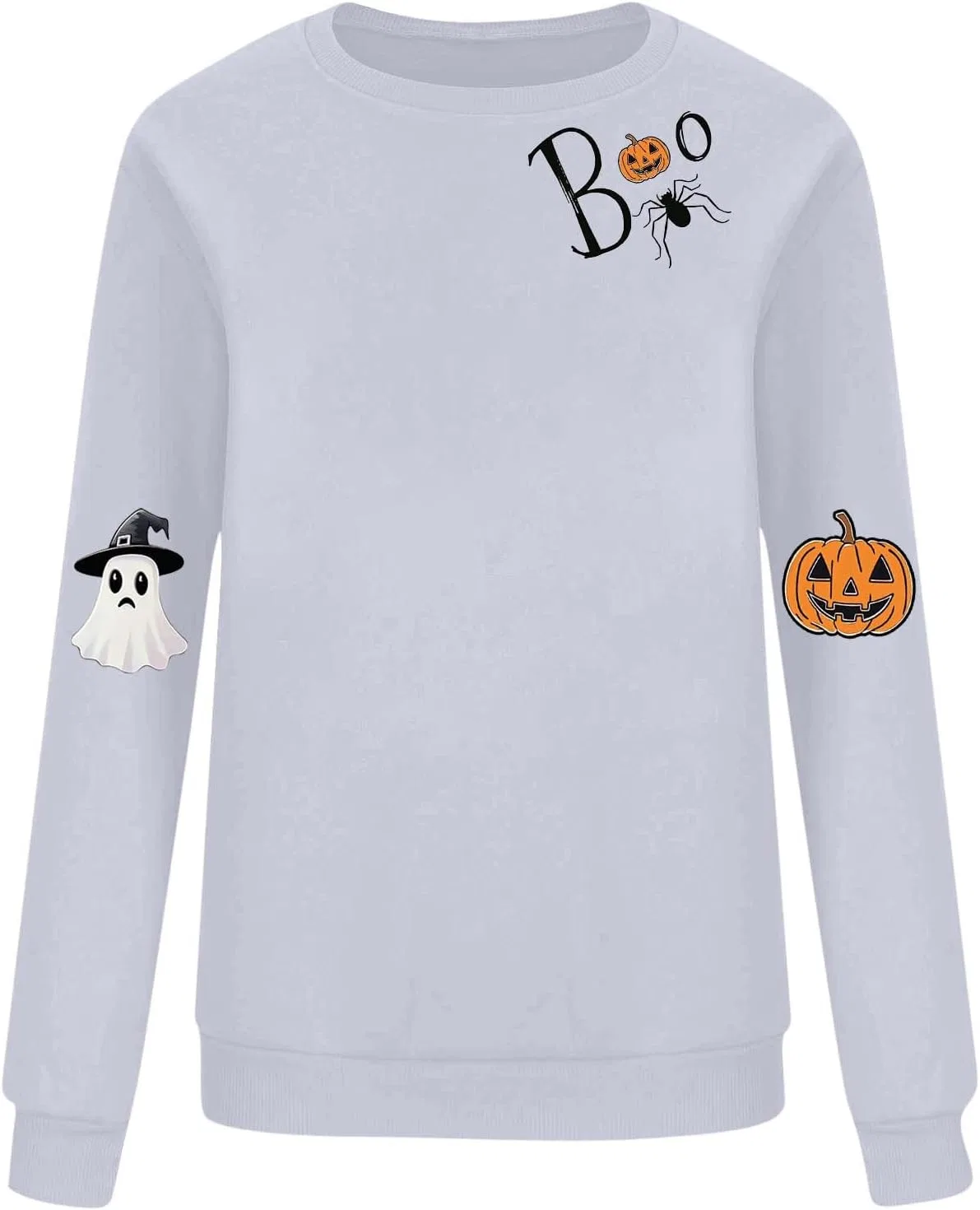 Женский свитшот с принтом, Spooky Season, Cc Gray — фото 4
