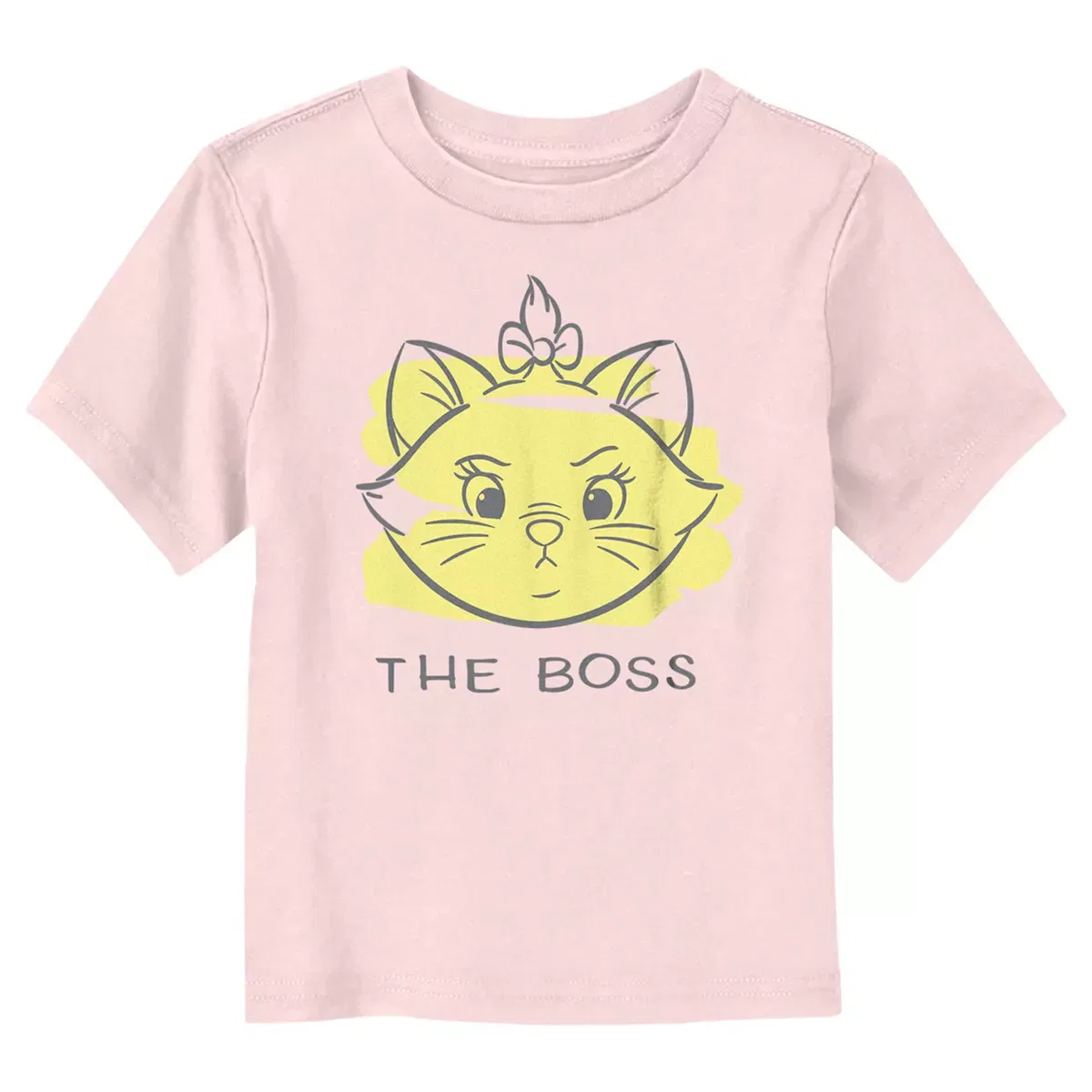 Детское футболка с принтом Marie The Boss Disney, Light Pink
