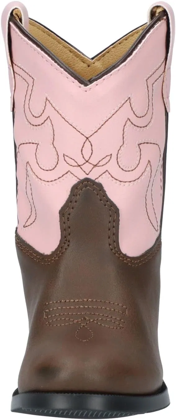 Детские сапоги для девочек с принтом Monterey Smoky Mountain Boots, Brown/Pink — фото 2