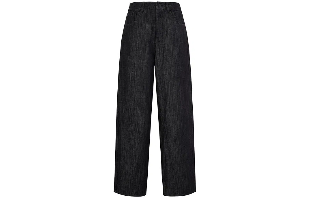 Женские джинсы прямого кроя EMPORIO ARMANI, Black