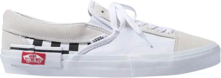 

Кеды Vans Slip-On CAP LX White Checkerboard, белый