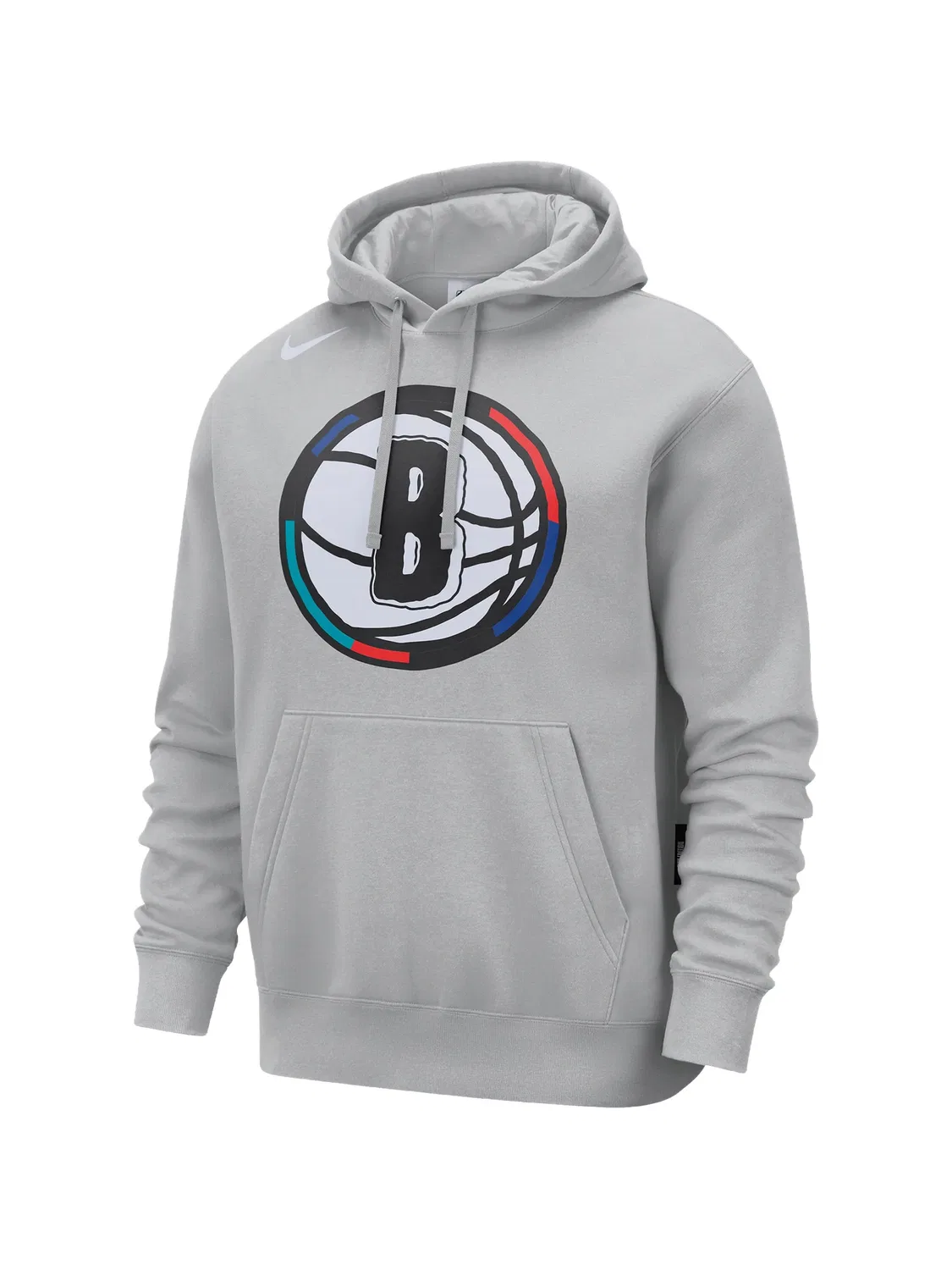 Худи Brooklyn Nets из коллаборации с NBA Nike, серый