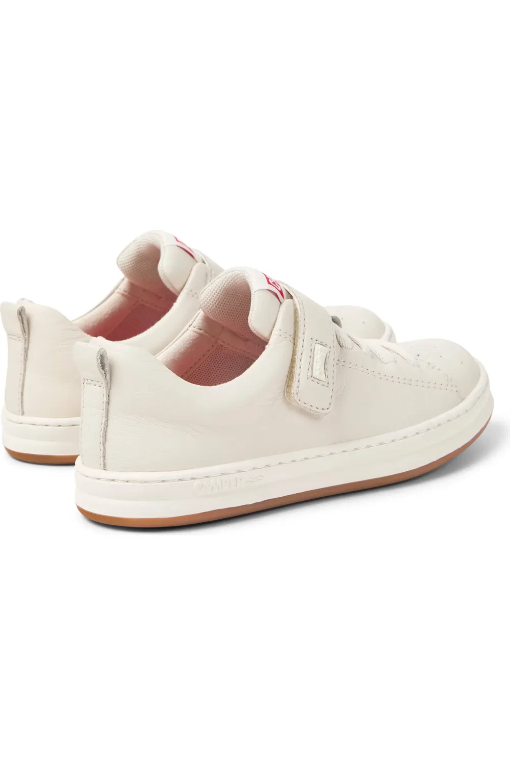 Кроссовки детские Camper Runner Four, на эластичных шнурках, White Natural — фото 2