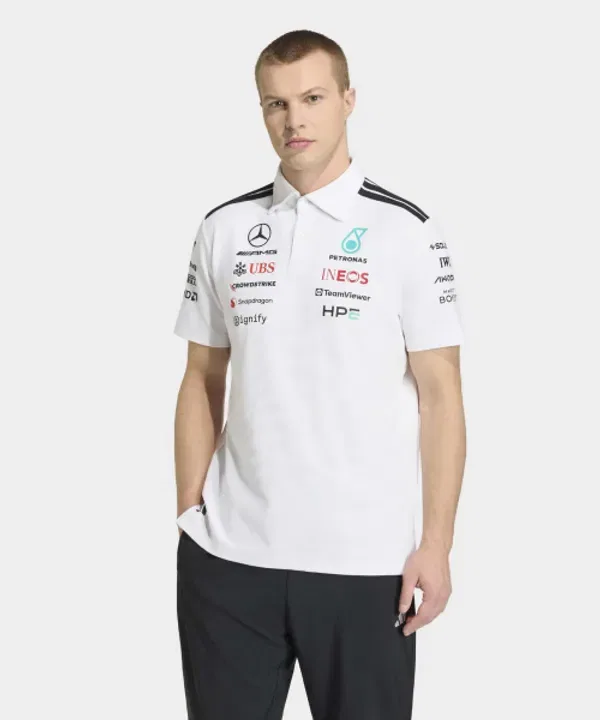 Поло Mercedes AMG F1 Team Engineer, белый