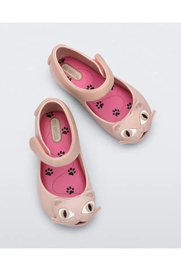 Детские туфли для девочек без каблука Mini Melissa, Pink — фото 3