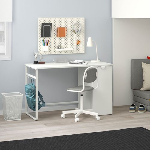 Детский стол IKEA Larande, 120x58 см, белый — фото 2