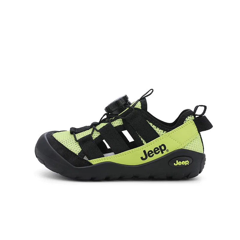 Детские сандалии для мальчиков с защитой носка Jeep, Apple Green/Black
