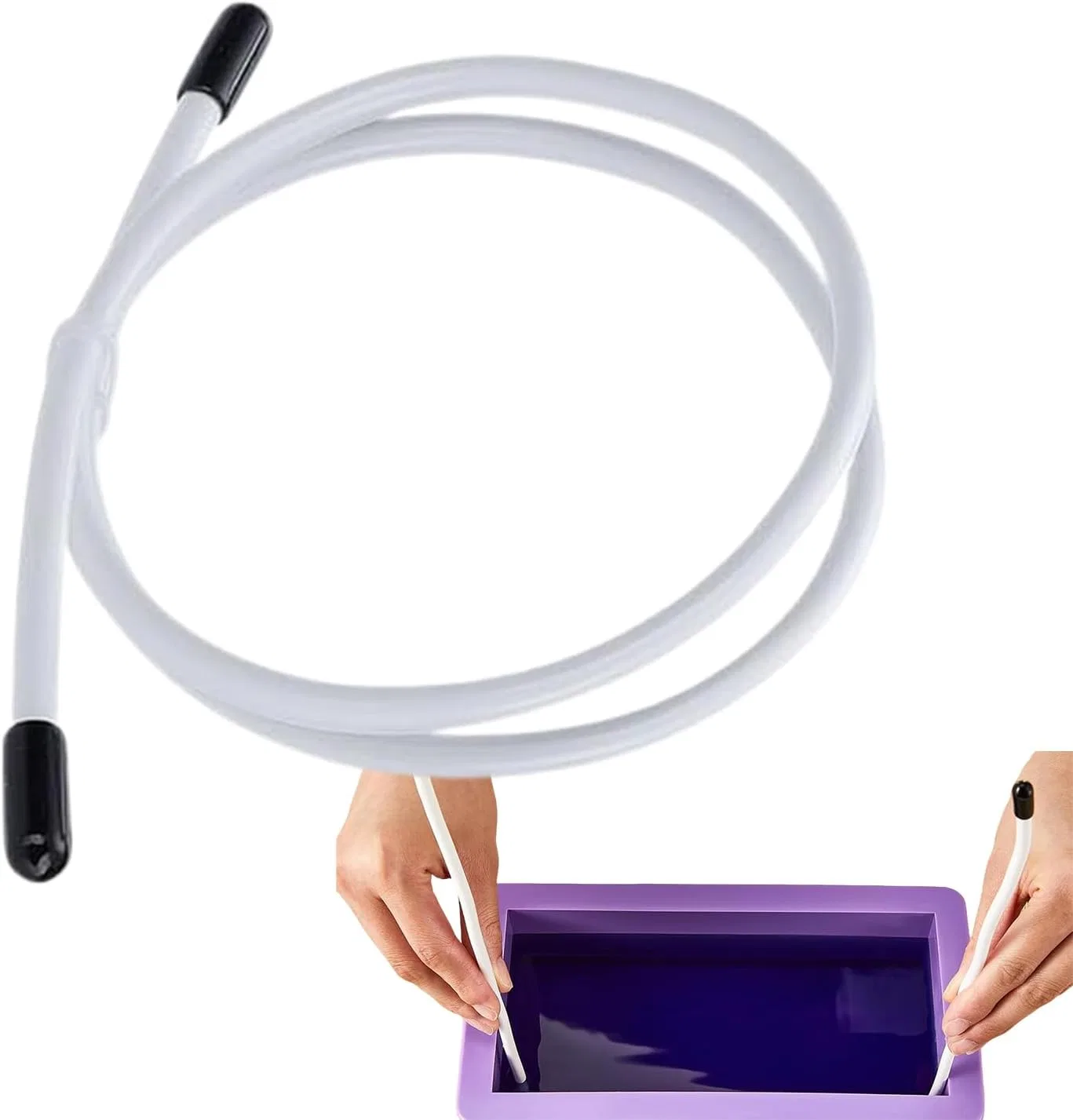 Инструмент для создания завитков в мыле, Adjustable, 65 см Generisch