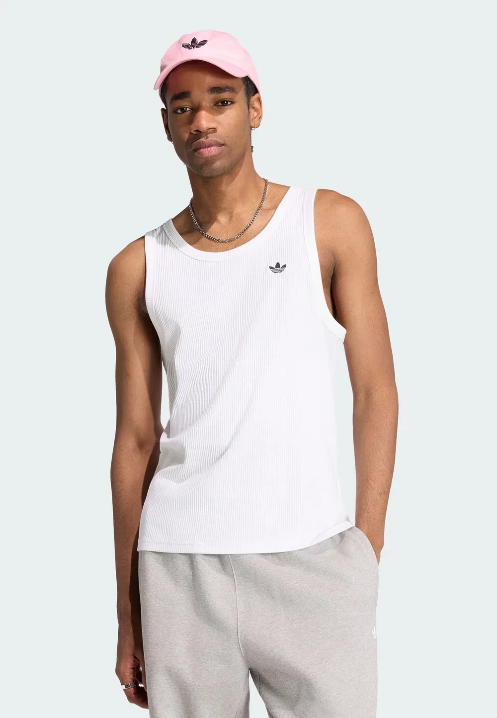 Qc255 - верхняя часть Adidas Originals, White