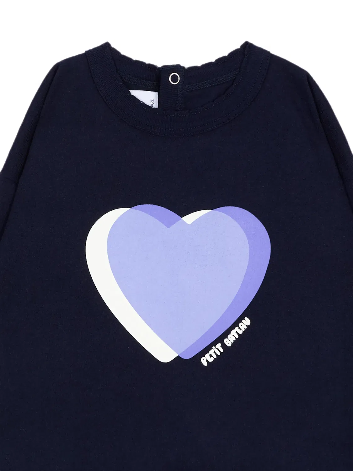 Футболка с длинными рукавами и принтом Petit Bateau, синий — фото 3