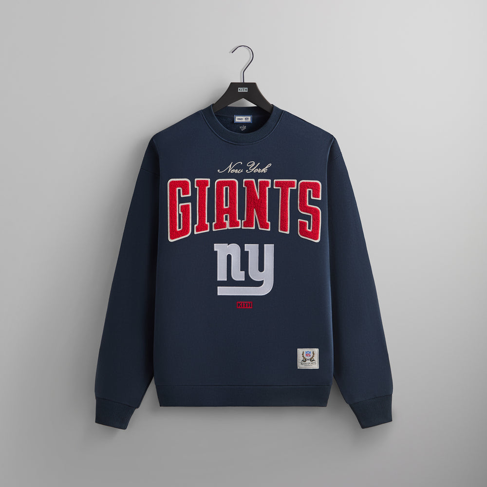 

Толстовка Kith & '47 for the NFL: Giants Nelson Crewneck, черный