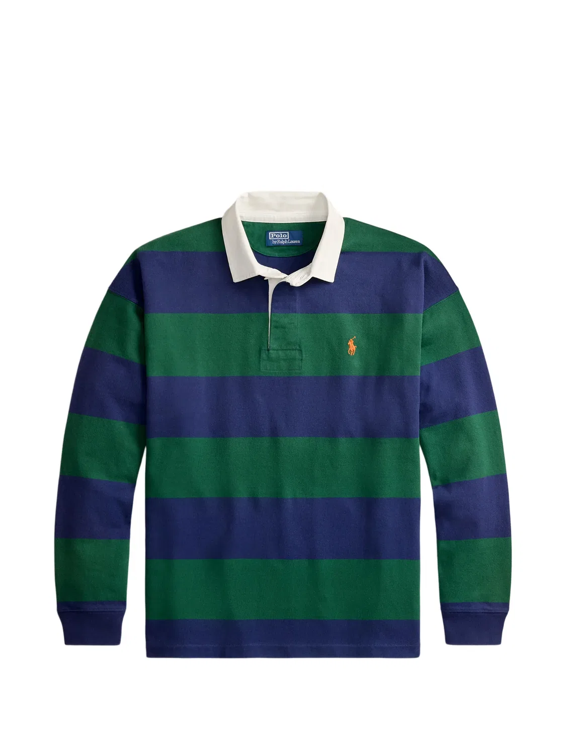 Рубашка-поло в полоску Polo Ralph Lauren, синий