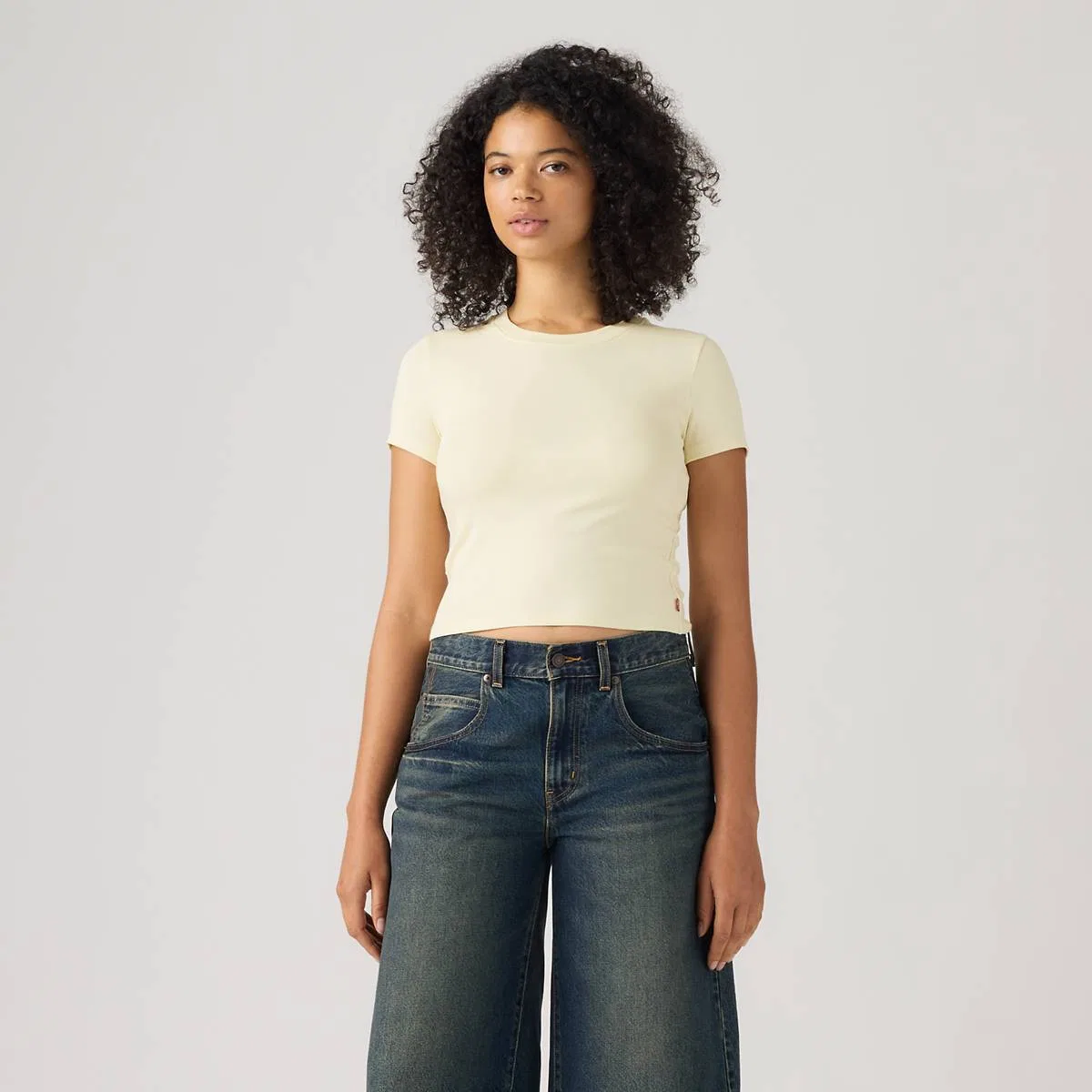 Незаменимая детская футболка Levi's, Pear Sorbet - White — фото 3