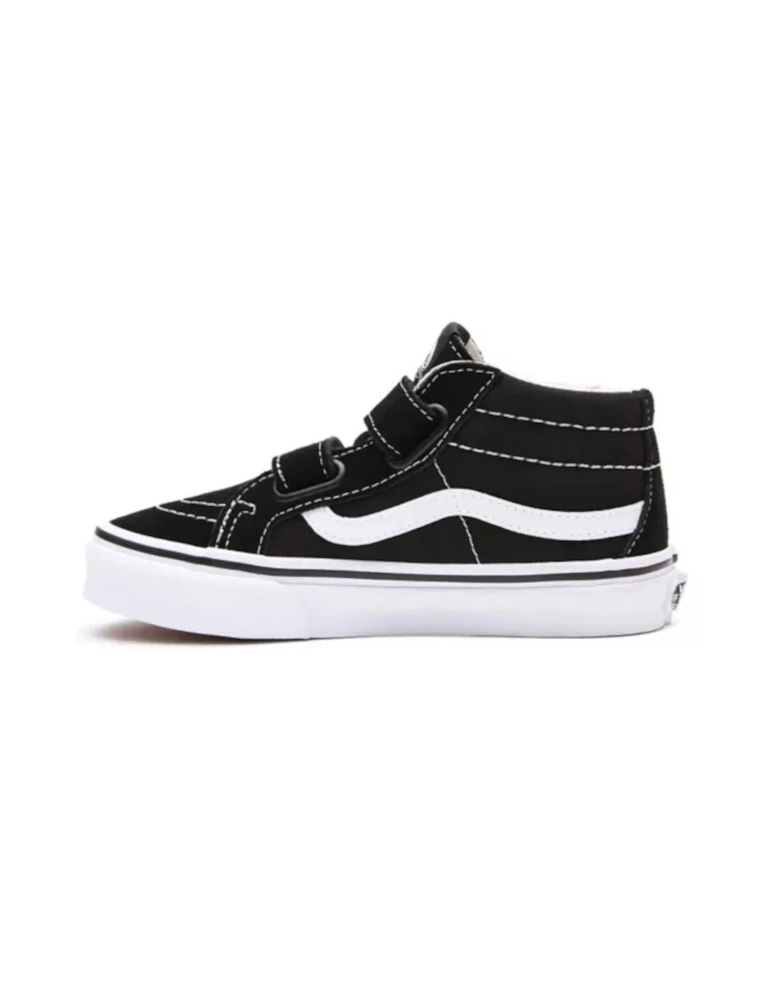 Детские полувысокие кеды Vans Sk8-Mid Reissue, Black — фото 2
