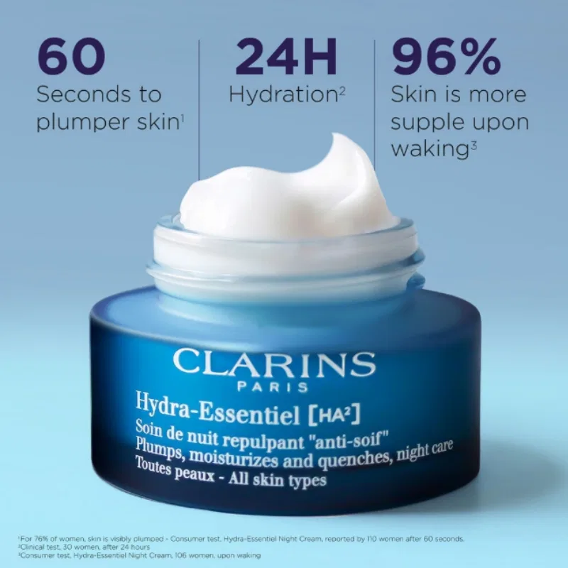 Ночной увлажняющий крем для лица с каланхоэ перистым, 50 мл, CLARINS — фото 3