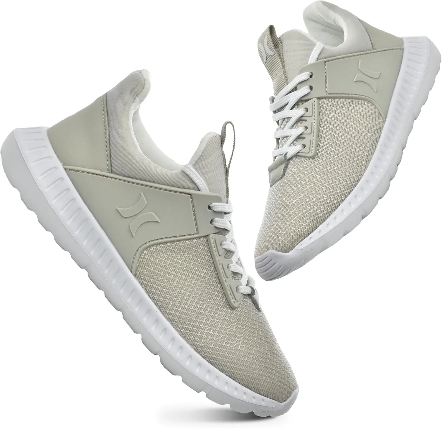 Детские кроссовки для девочек и мальчиков с принтом Kiwi Hurley, Grey/White