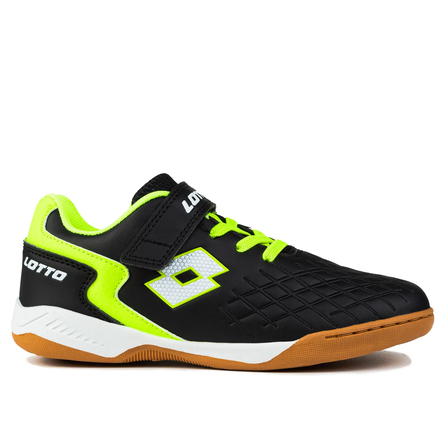 Детские кроссовки с амортизацией Dasher K Lotto, Black Fr. Yellow