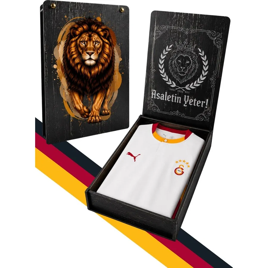 Детская футболка Galatasaray 2026/2027 Alternative White с UV-подарочной коробкой, Galatasaray, Белый — фото 2
