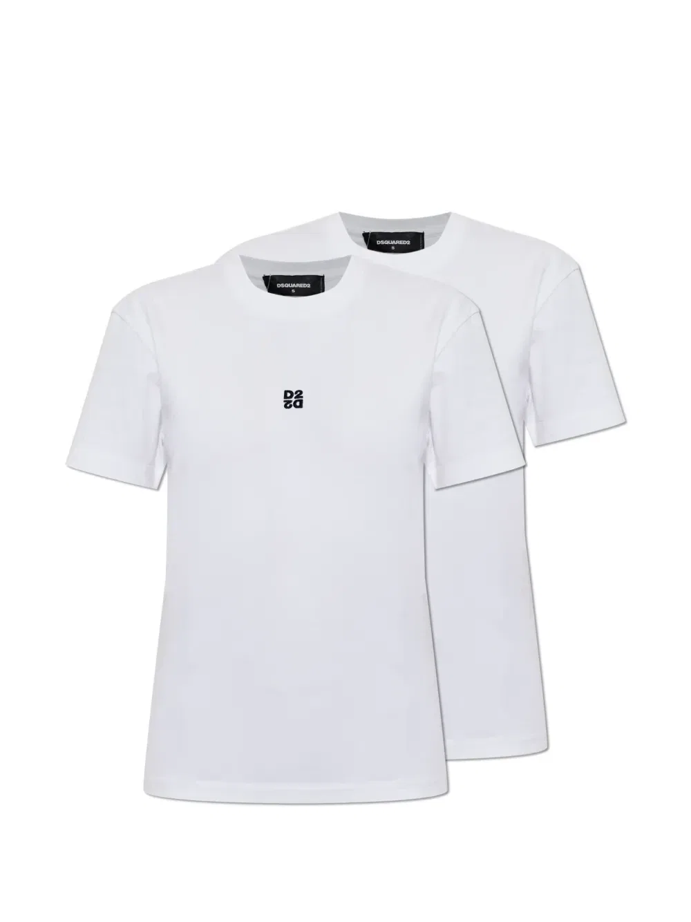 Двойная упаковка футболок Just Right Fit Dsquared2, белый