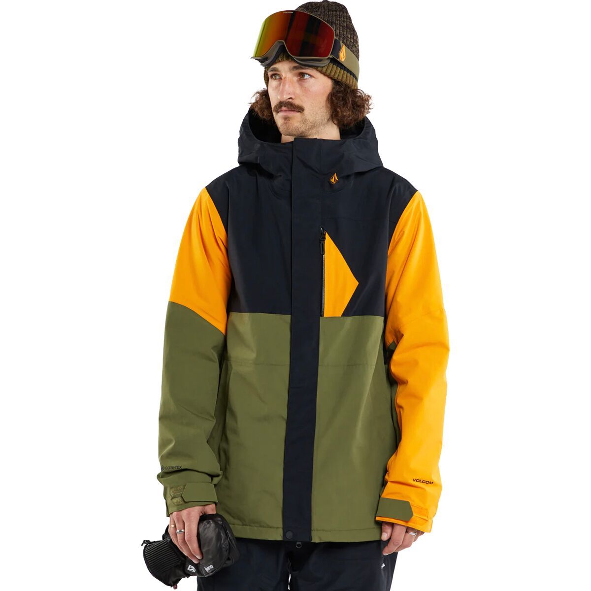

Утепленная куртка Gore-Tex Volcom, золотой