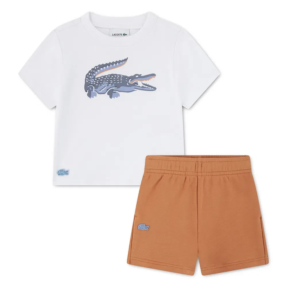 Комплект Lacoste Kids, коричневый