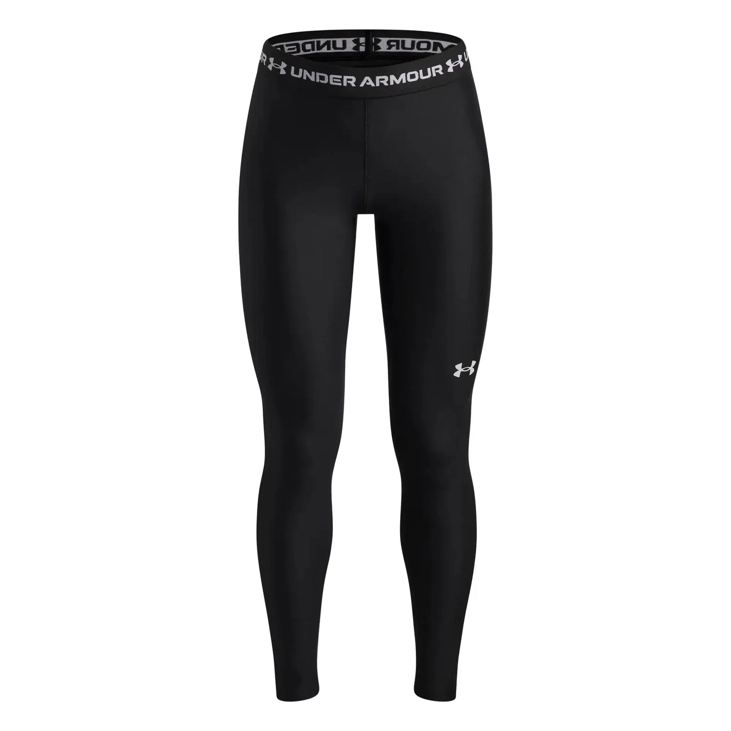 Детские леггинсы с длинным рукавом HeatGear Legging Under Armour, Schwarz Weiss Schwarz
