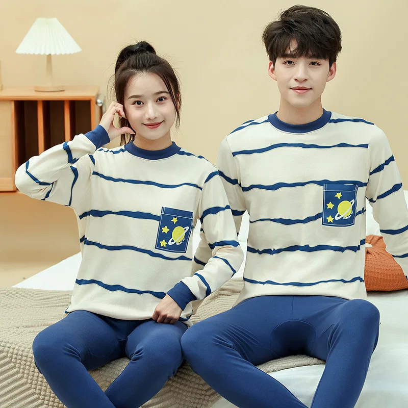 Детское термобелье Cotton Gene, Color: Mock Neck Wave Stripes — фото 3
