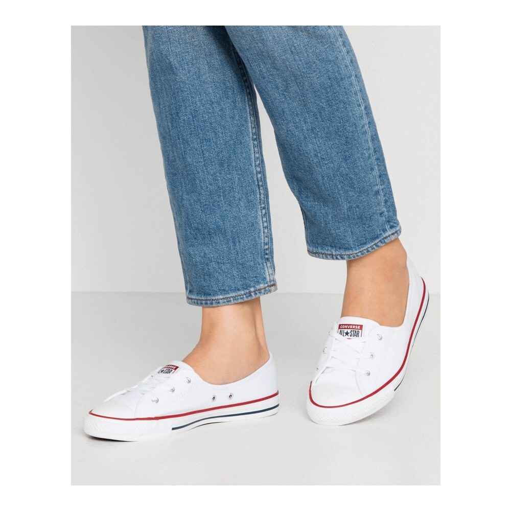 Кроссовки Converse Chuck Taylor All Star Ballet Lace, white/garnet/navy