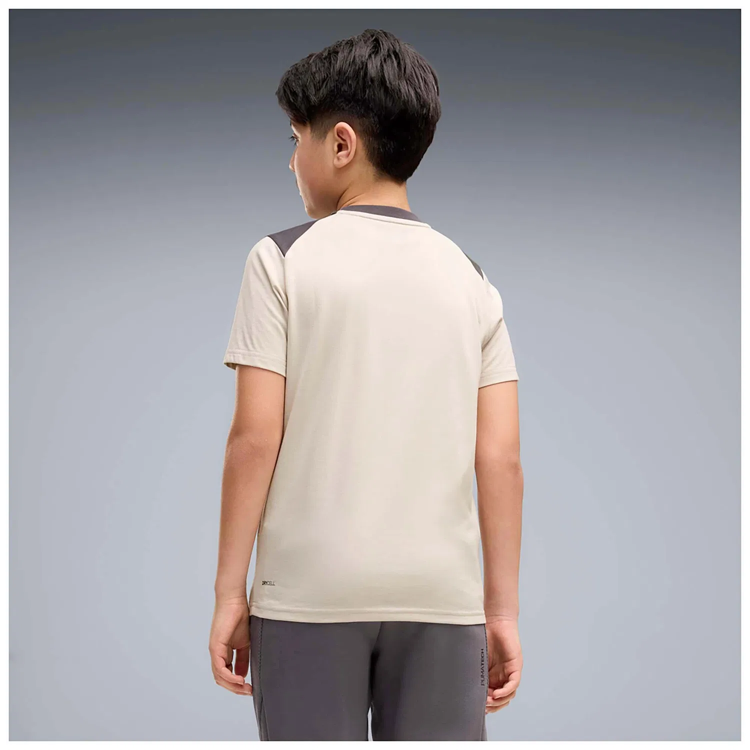 Детская футболка с коротким рукавом Puma Pumatech Essentials Tee B, Silver — фото 3