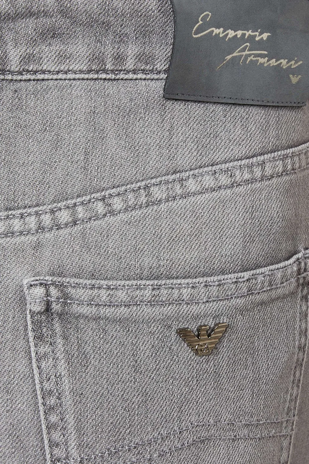 Джинсы широкие J8B Emporio Armani — фото 4