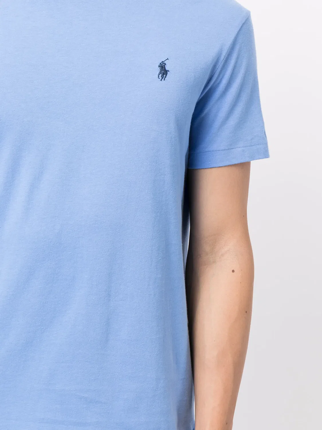Polo Ralph Lauren Футболка с Поло Пони в Синем — фото 4